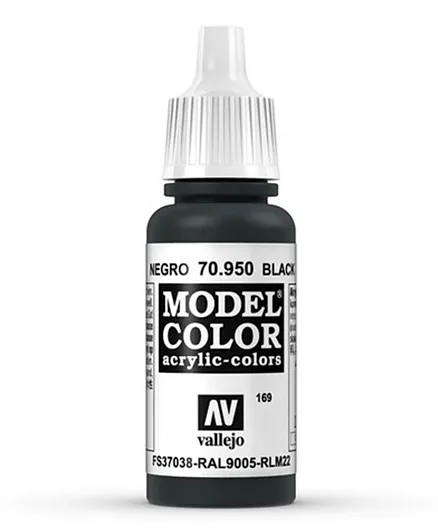 Vallejo Model Color 70.950 Black - 17mL