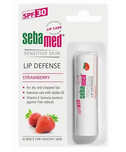 Sebamed Lip Defence Stick Strawberry - 4.8g