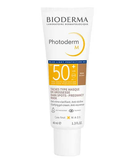 Bioderma Photoderm Anti-Melasma Brown Tinted SPF50+ Sunscreen - 40mL