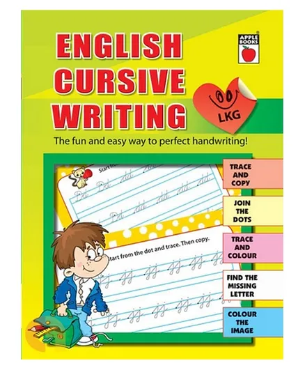 Apple Publishing International Pvt Ltd Cursive Writing LKG - English