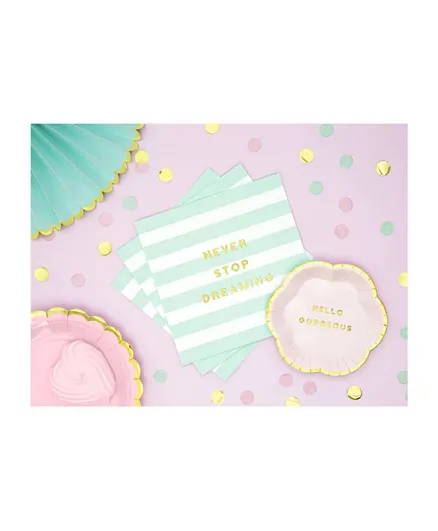 PartyDeco Yummy Napkins Never Stop Dreaming - Pack of 20
