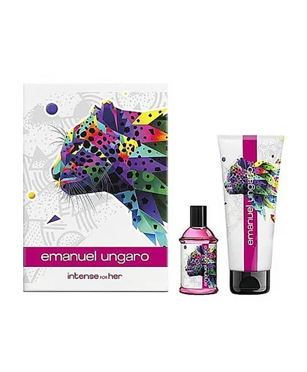 Emanuel Ungaro Intense For Her EDP With Body Lotion