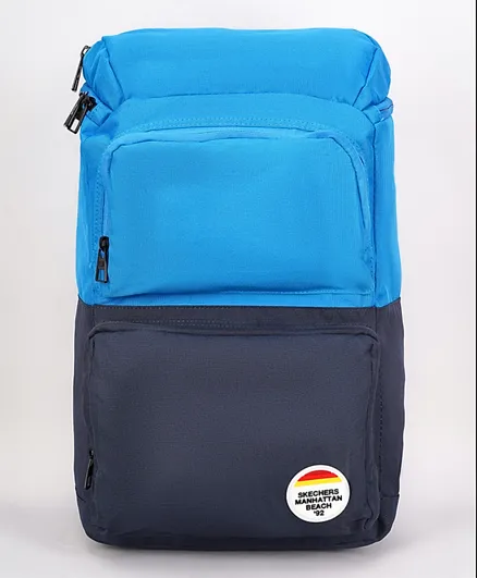 سكيتشرز - حقيبة مدرسية كلاسيكية  - أزرق - 18 اونصه