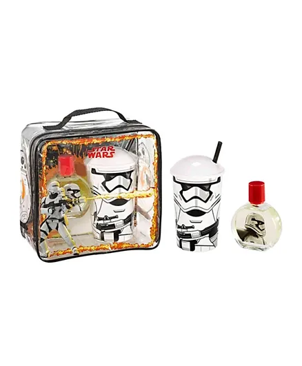 Disney Star Wars EDT 50ML + Plastic Cup With Straw + Toiletry Bag Set