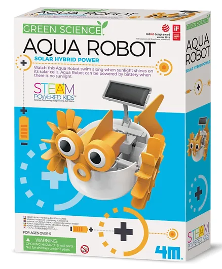 4M Hybrid Solar Engineering  Aqua Robot - Multicolour