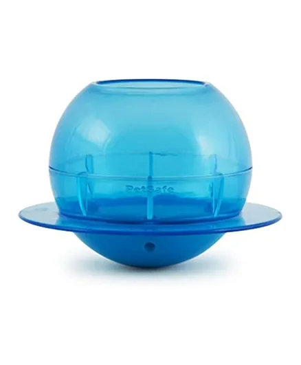 Pet Safe Funkitty Fishbowl Treat Toy, Interactive Food Dispenser, Activity Snack Ball for Cats of All Ages
