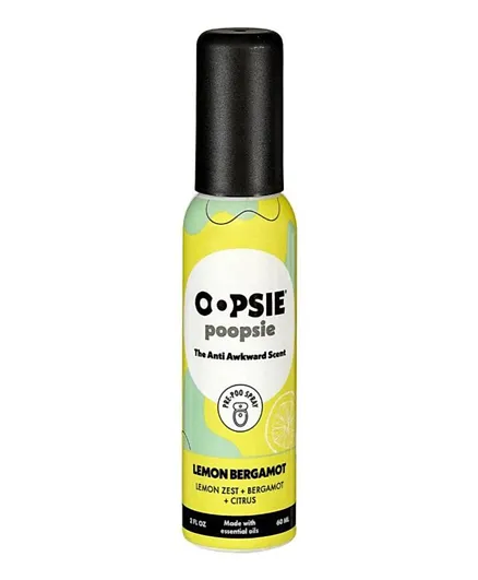 Homesmiths Oopsie Poopsie Toilet Spray Lemon Bergamot - 60mL