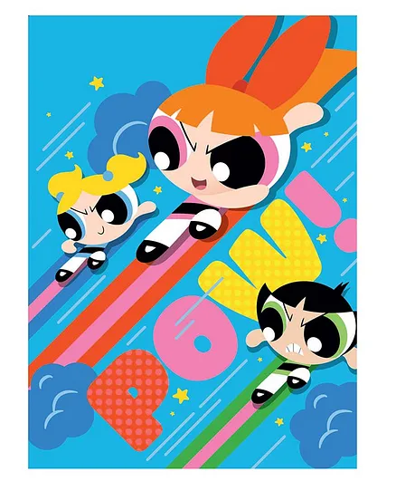Cartoon Network -Kids Girls Flannel Blanket - PPG - 1 Kg (240 GSM) - Premium Blanket