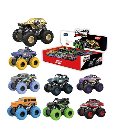 Little Story 4X4 Inertia Toy Car Set - 8 Pieces