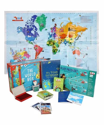 CocoMoco Kids World Box - Multi Color