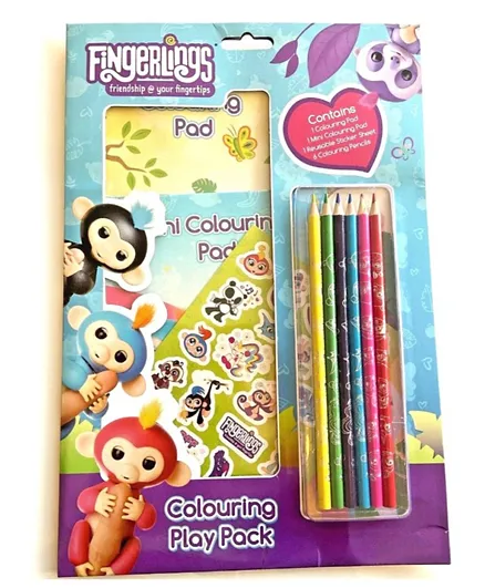 Fingerlings Friendship Colouring Play Pack - English