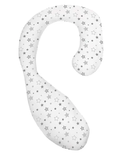 Kinder Valley Silver Star Maternity Pillow White - 12 Feet
