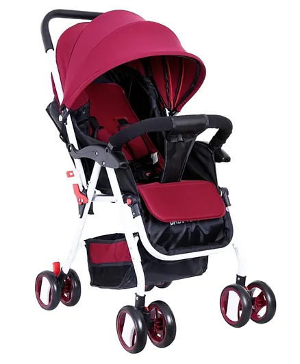 Baby Plus Baby Stroller - Maroon