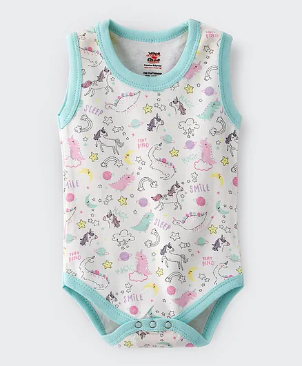 Wonder Kid Dino Bodysuit - White