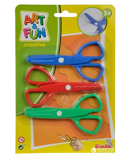 Simba Art & Fun Scissors Multicolour - 3 Pieces