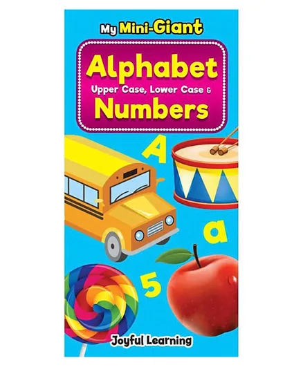 Mini Giant Alphabet Upper Case Lower Case & Numbers - English