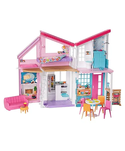 Barbie Estate Malibu House Playset With Themed Accessories - 26 Pieces