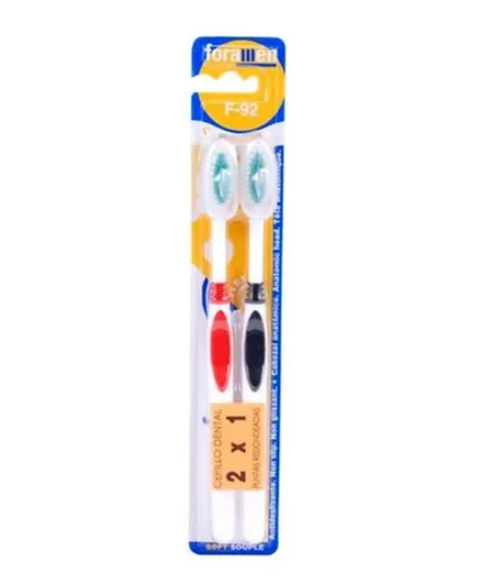FORAMEN Adult Toothbrush Clinic 92 Soft - Pack of 2