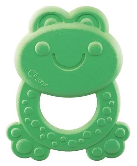 Chicco ECO+ Burt The Frog Teether Baby Rattle - Green