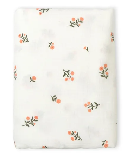 A Little Lovely Company Muslin Cloth XL - Little Flowers