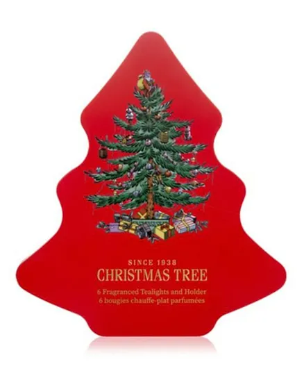 مجموعة شموع تيليت شجرة الميلاد من واكس ليريكال - 6 قطع