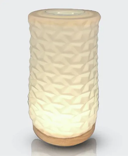 HOCC Illuminated 2 in 1 Table Lamp Flower Vase Cum Table Lamp - Crystal Design