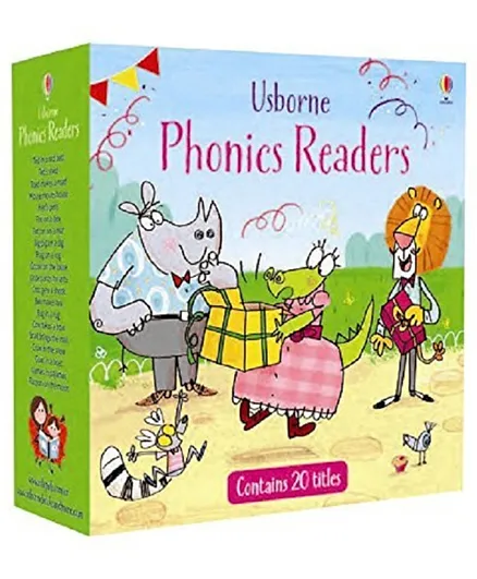 Usborne Phonics Readers Paperback  20 Books Collection Box Set - English