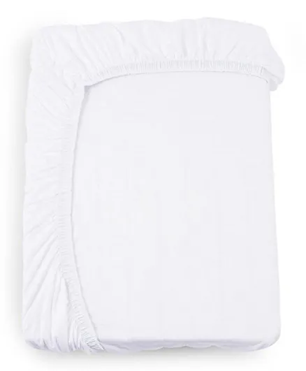 PAN Home Supima Bliss True Grip Fitted Sheet - White