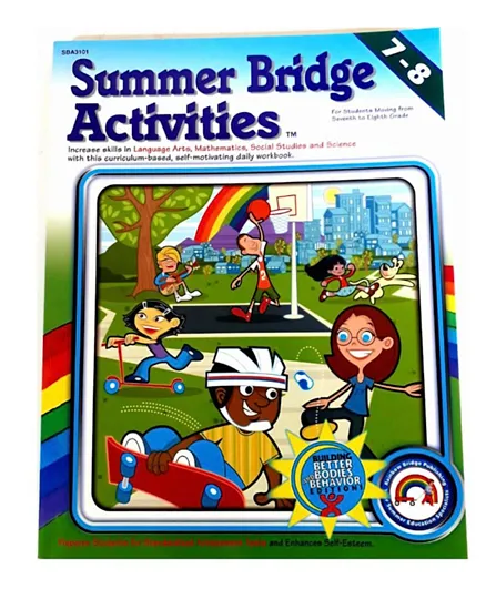 Rainbow Bridge Publishing Summer Bridge Activities Grade 7 - 8 - 148 Pages