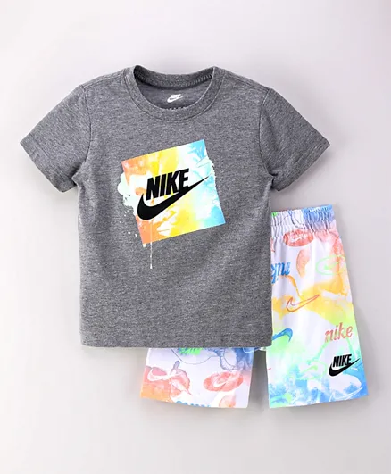 Nike NKB B NSW Daze Tee with Shorts Set - Grey