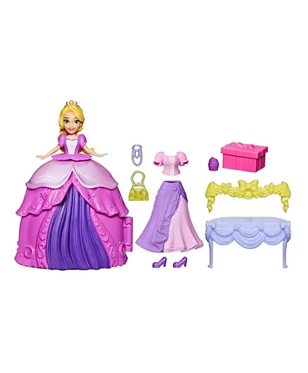 Disney Princess Secret Styles Fashion Surprise Rapunzel Mini Doll Playset with Extra Clothes and Accessories