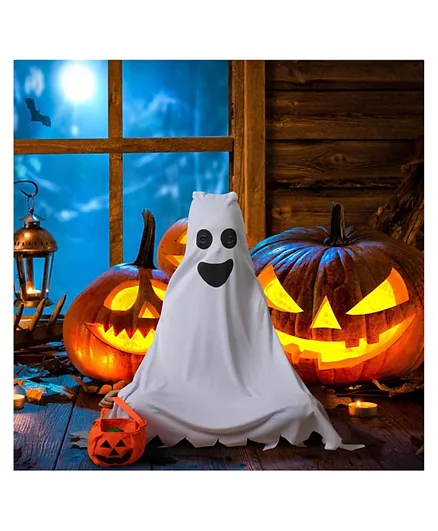 Brain Giggles Ghost Halloween Costume for Kids - Large