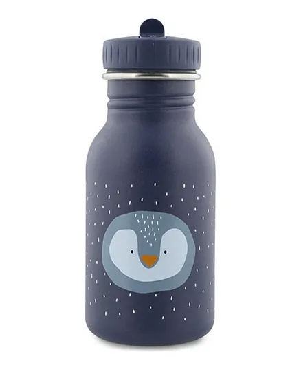 Trixie Mr Penguin Stainless Steel Water Bottle Blue - 350mL
