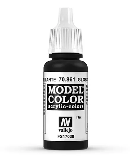 Vallejo Model Color 70.861 Glossy Black - 17mL