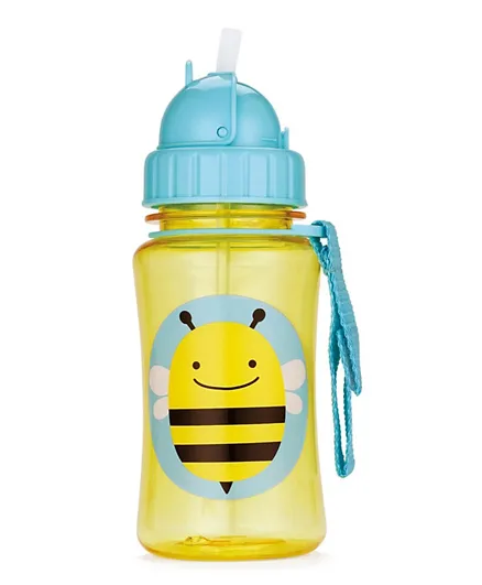 Skip Hop Bee Zoo Straw Bottle - 390mL