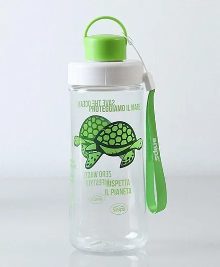 PAN Home Snips Tritan Whale Water Bottle Green - 500mL