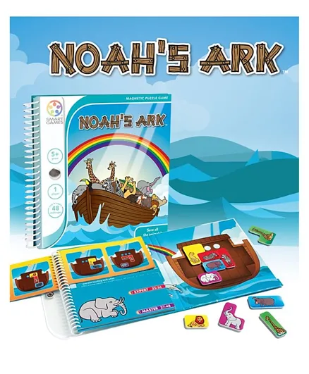 Smart Games Noahs Ark Magnetic Travel Game - Multi Color