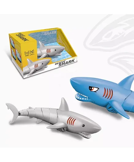 TTC Despot Shark Toy With Remote Controller - Grey