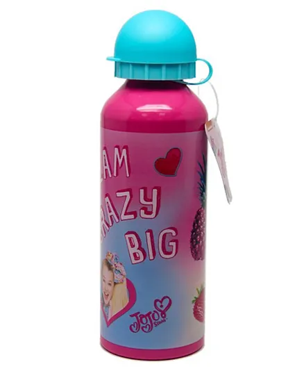 Disney Jojo Siwa Metal Insulated Sipper Bottle Pink - 500ml