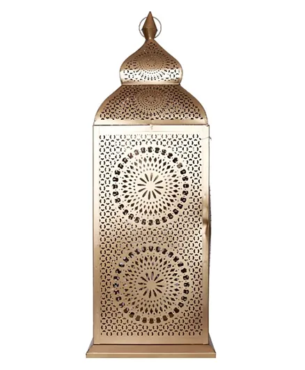 HilalFul Authentic Handmade Chakra Lantern - Golden