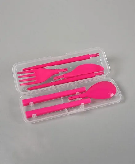 Sistema Cutlery To Go Pink - 4 Pieces