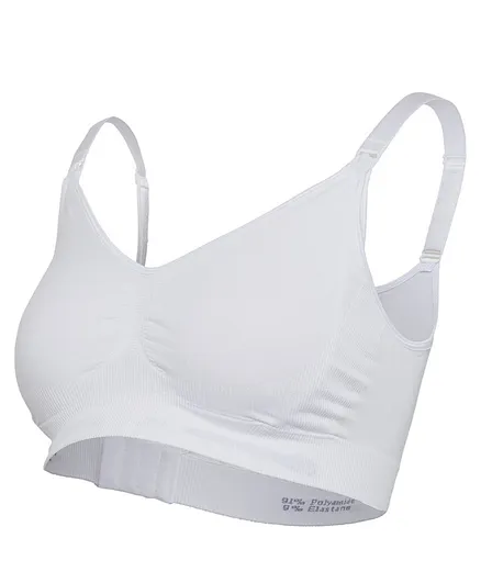 Carriwell Original Maternity & Nursing Bra - White