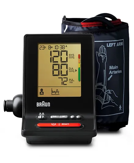 Braun BP6200 ExactFit 5 Upper Arm Blood Pressure Monitor - Black