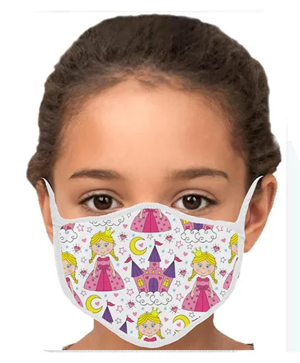 Swayam Reversible Reusable Cloth Face Mask - Princess Print