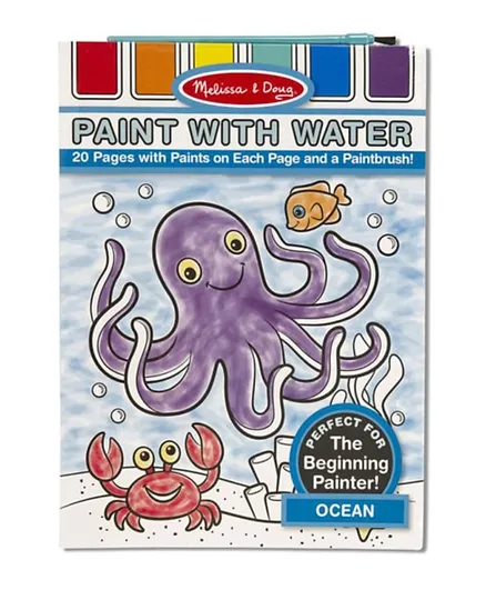 Melissa & Doug Paint with Water Ocean - Multicolor