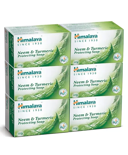 Himalaya Soap Need & Turmeric Pack of 6 - 125g Each