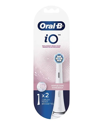 Oral-B iO Gentle Care Replacement Toothbrush Heads - Pack of 2