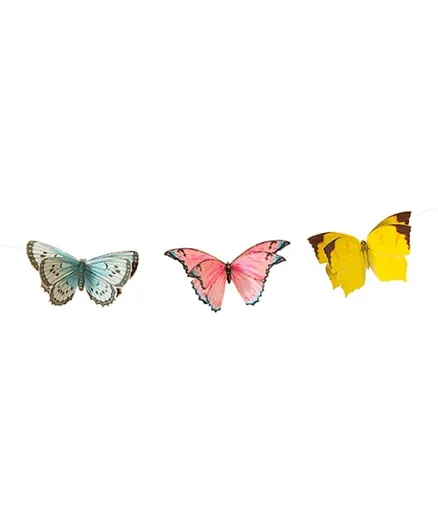 Talking Tables Truly Fairy Multicolour Butterfly Bunting  - 300 cm