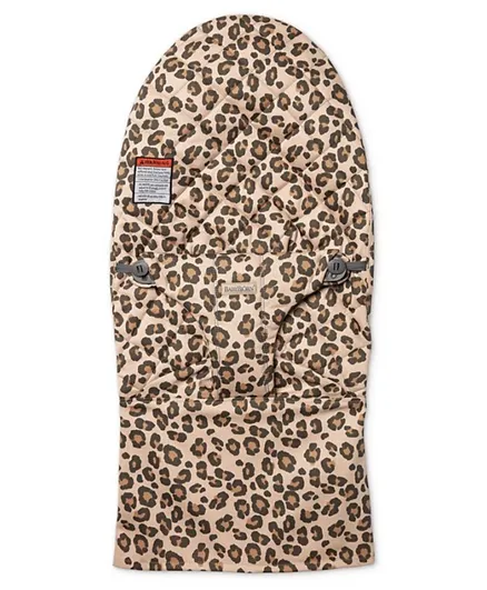 بيبي بيورن غطاء قماشي لكرسي بليس الهزاز  - لون بيج  طبعة الفهد