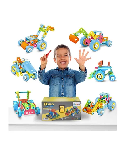 Kidsavia 6 in 1 DIY Building and Construction Toy - 118 Pieces